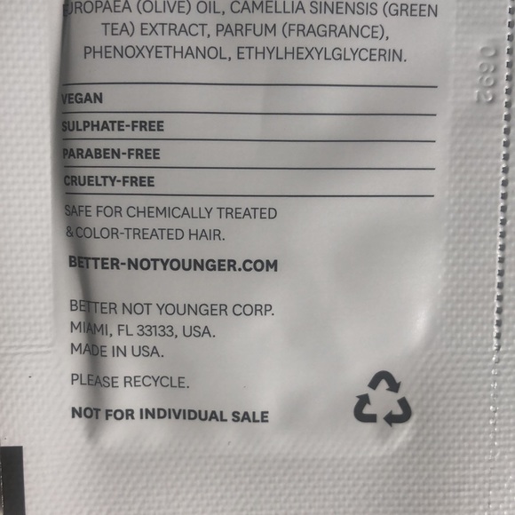 🌟 Better Not Younger Volumizing Shampoo and Conditioner SAMPLE - Picture 6 of 6